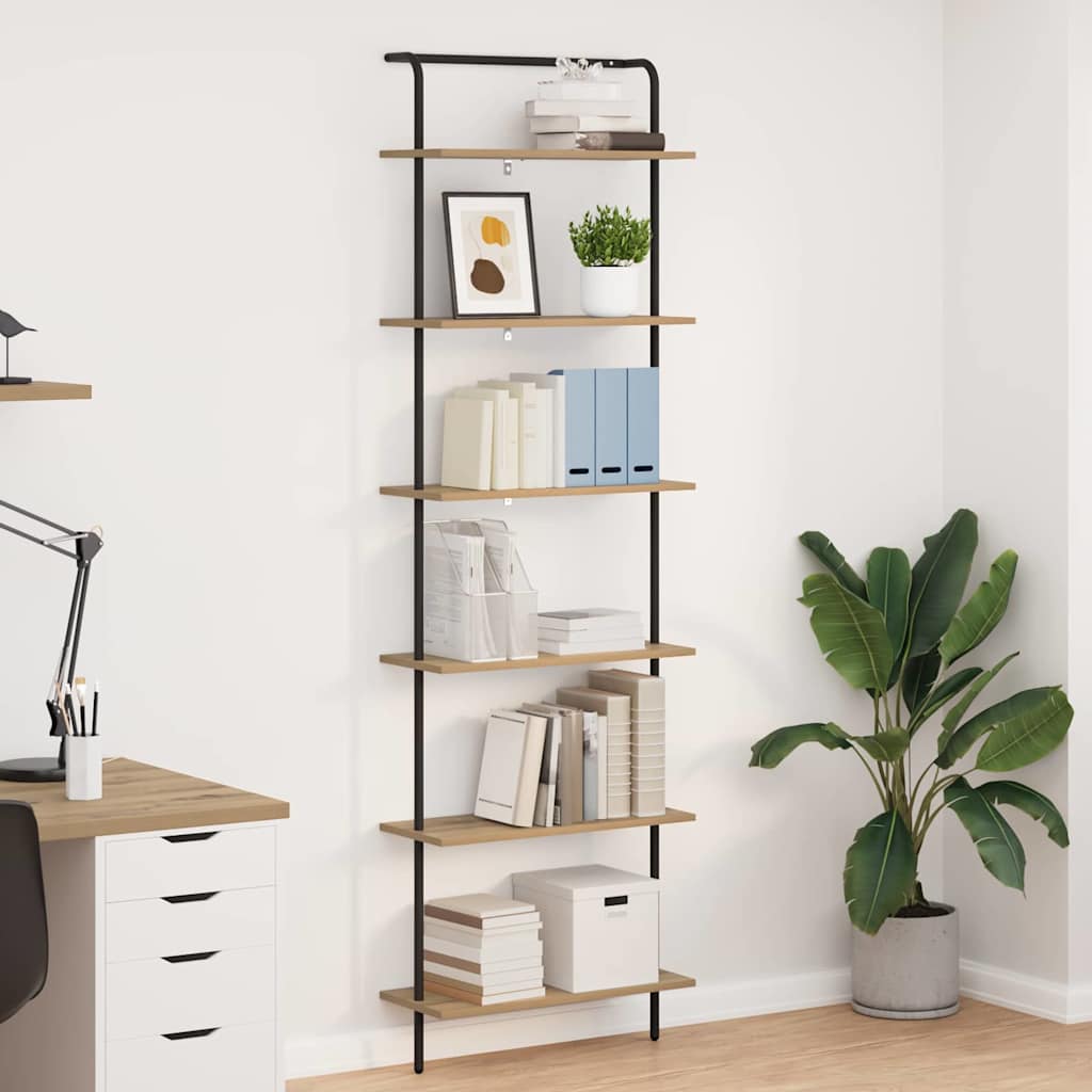 Bücherregal Artisan-Eiche 60 x 24 x 203 cm Holzwerkstoff