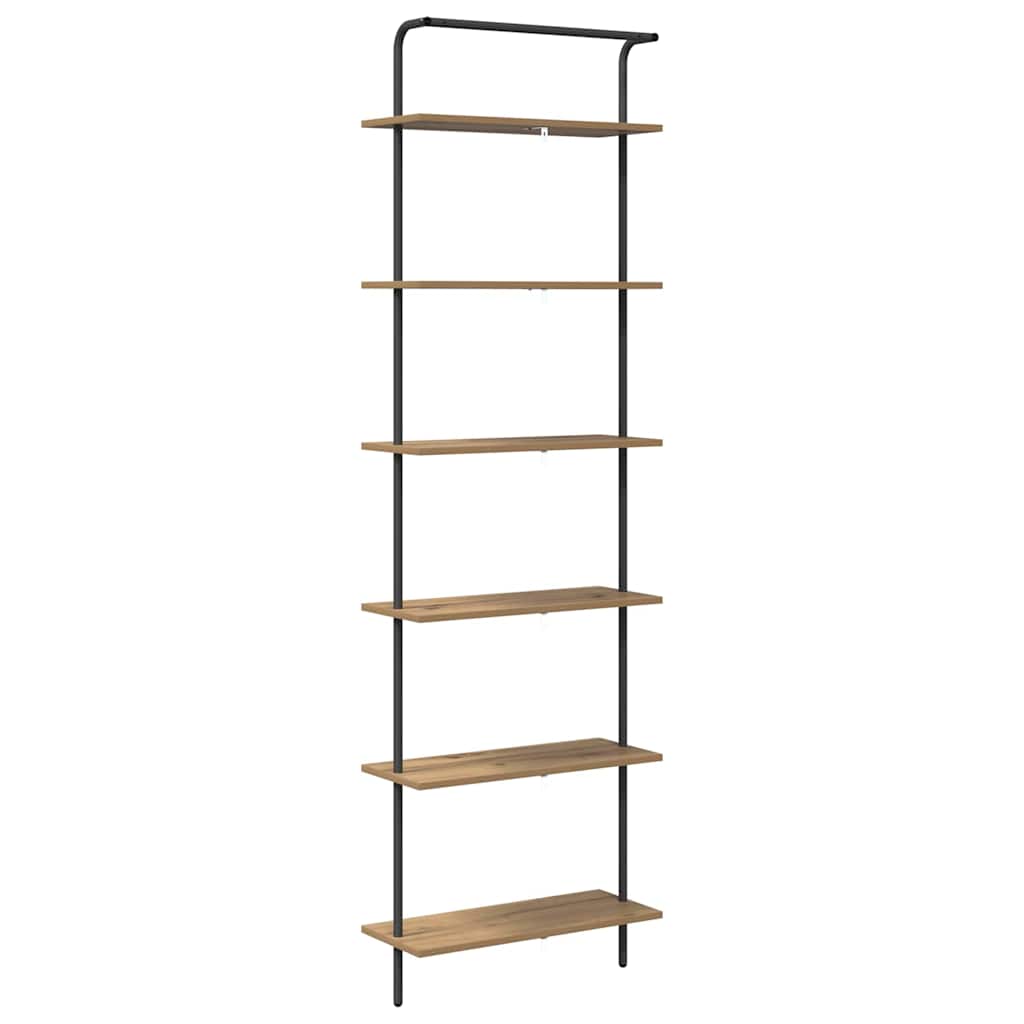 Bücherregal Artisan-Eiche 60 x 24 x 203 cm Holzwerkstoff