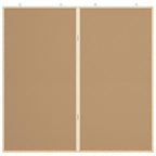 Info-Tafel Braun 100 x 100 x 1,4 cm Massivholz Kiefer