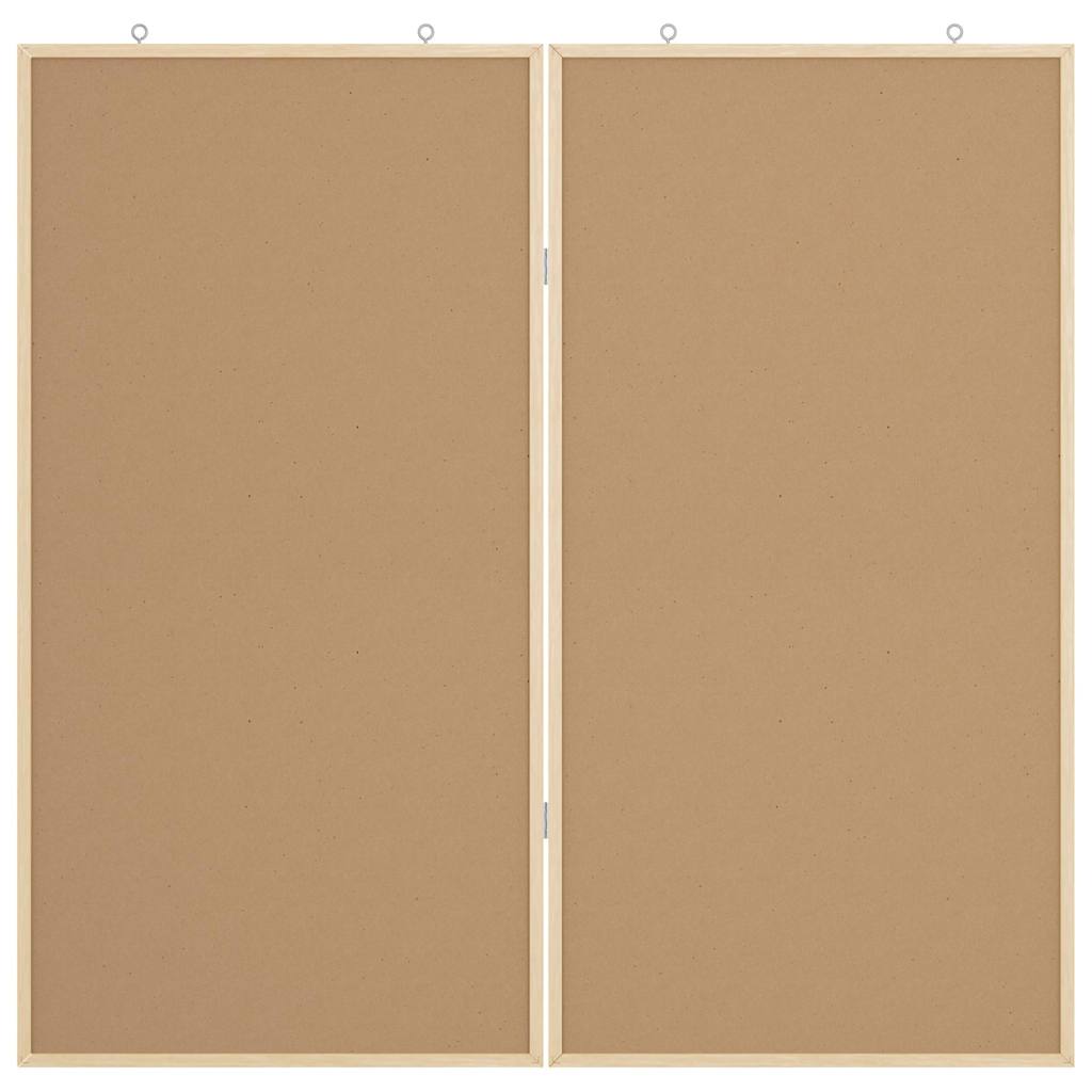 Info-Tafel Braun 100 x 100 x 1,4 cm Massivholz Kiefer