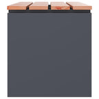 Gartenbank Anthrazit 100 x 40 x 43 cm