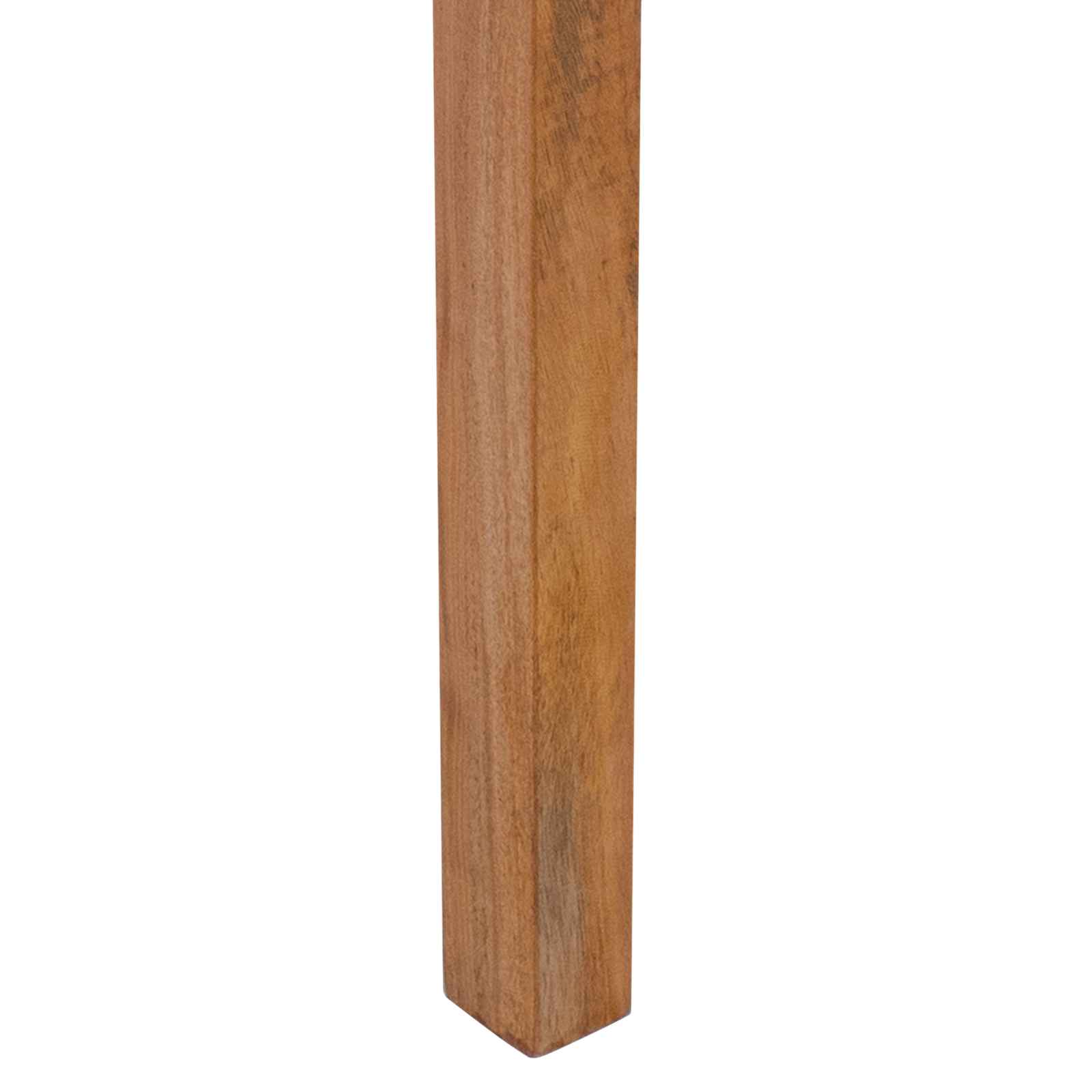 Esszimmerstuhl 2 pcs Kubu-Rattan und Massivholz aus Mahagoni