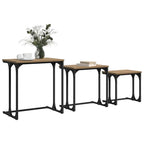 Nesting Couchtisch 3 pcs Artisan-Eiche Holzwerkstoff