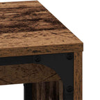 Couchtisch 3 pcs Altholz Holzwerkstoff
