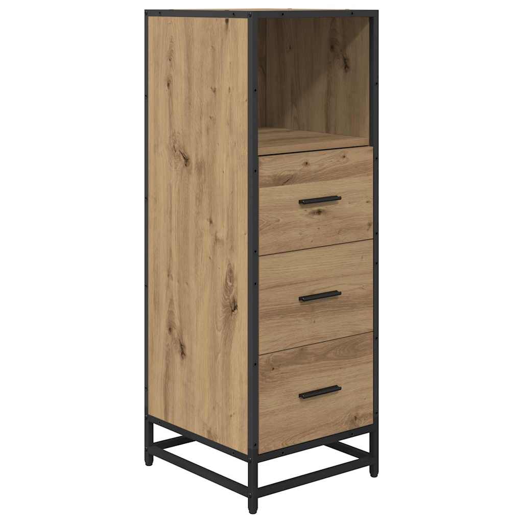 Badezimmermöbel-Set mit Regal Artisan-Eiche 35 x 37,5 x 100 cm