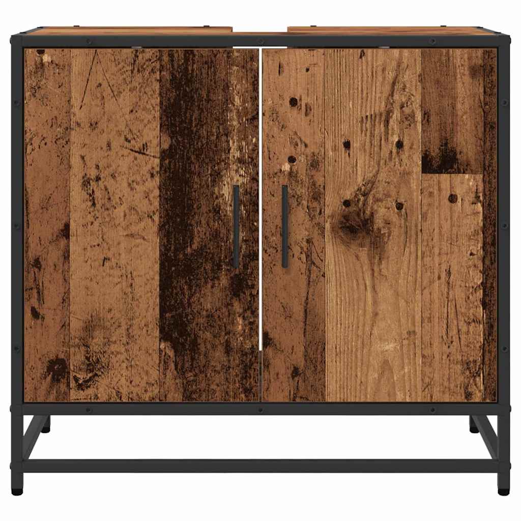 Waschbeckenschrank Altholz 65 x 33 x 60 cm Holzwerkstoff