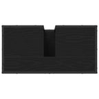 Waschbeckenschrank mit Tür Schwarz Eichen-Optik 65 x 33 x 60 cm
