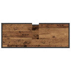 Badezimmerschrank mit Tür Altholz 90 x 33 x 60 cm Holzwerkstoff
