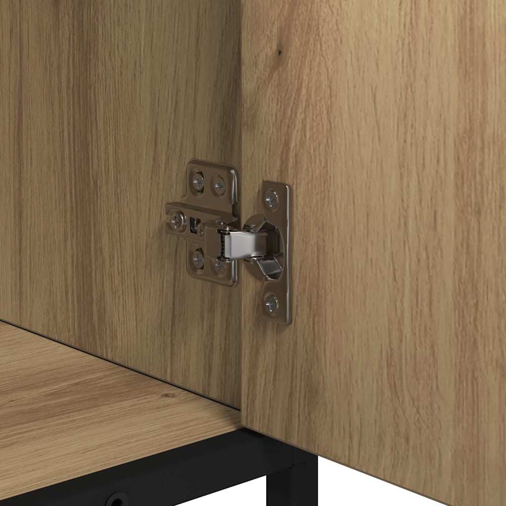 Badezimmerschrank Artisan-Eiche 90 x 33 x 60 cm Holzwerkstoff