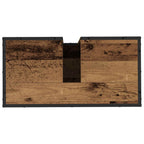 Badezimmerschrank mit Tür Altholz 65 x 33 x 60 cm Holzwerkstoff