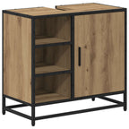 Badezimmerschrank Artisan-Eiche 65 x 33 x 60 cm Holzwerkstoff