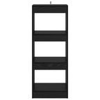 Bücherregal Schwarz 37 x 30 x 103 cm Holzwerkstoff