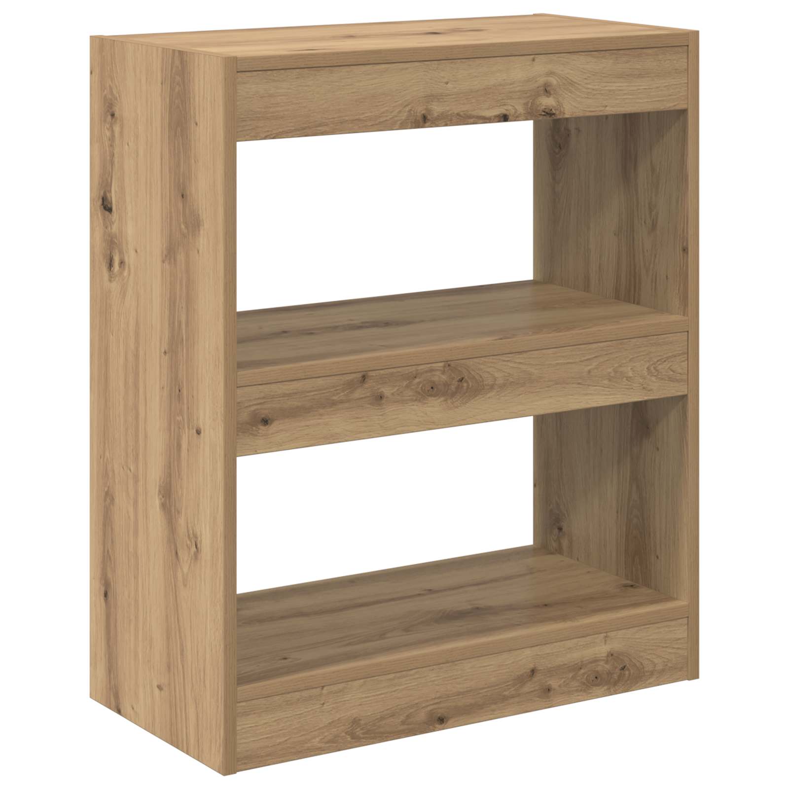 Bücherregal Artisan-Eiche 60 x 30 x 72 cm Holzwerkstoff