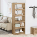 Bücherregal Artisan-Eiche 60 x 30 x 166 cm Holzwerkstoff