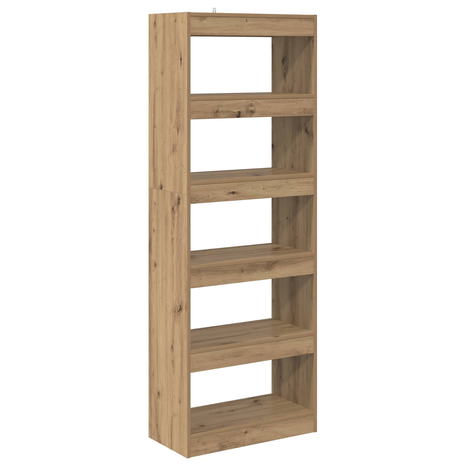 Bücherregal Artisan-Eiche 60 x 30 x 166 cm Holzwerkstoff
