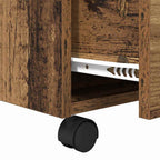 Couchtisch mit Schubladen Altholz 55 x 55 x 45 cm Holzwerkstoff