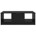 Couchtisch Schwarz Eichen-Optik 102 x 50 x 36cm Holzwerkstoff