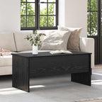 Couchtisch Schwarz Eichen-Optik 102 x 50,5 x 46,5 cm