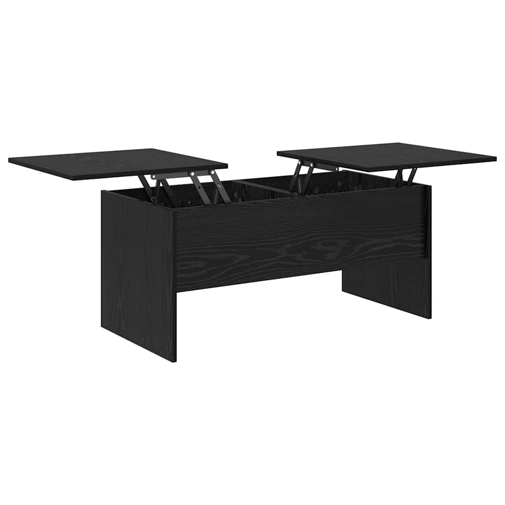 Couchtisch Schwarz Eichen-Optik 102 x 50,5 x 46,5 cm