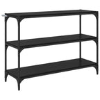 Bücherregal Schwarz Eichen-Optik 100 x 33 x 70,5 cm