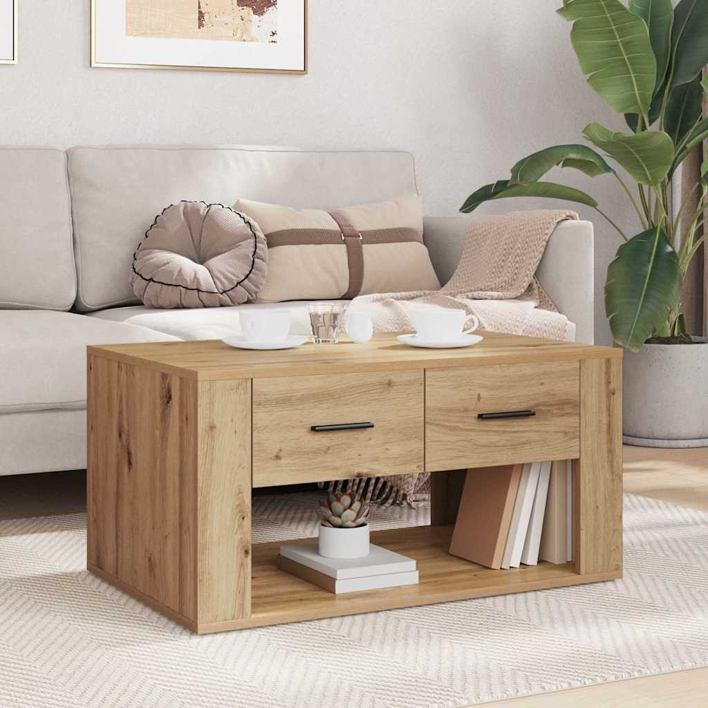 Couchtisch Artisan-Eiche 80 x 50 x 40 cm Holzwerkstoff