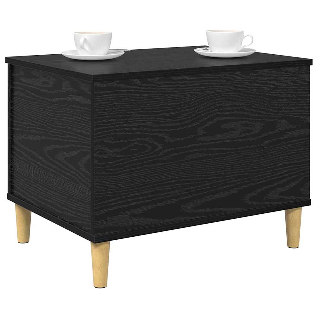 Nachttisch Schwarz Eichen-Optik 60 x 44,5 x 45 cm Holzwerkstoff