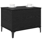 Couchtisch Schwarz Eichen-Optik 60 x 44,5 x 45 cm Holzwerkstoff