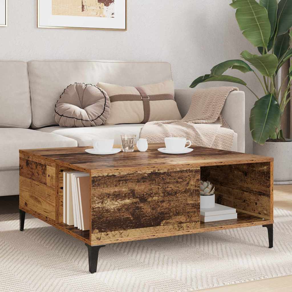 Couchtisch Altholz 80 x 80 x 36,5 cm Holzwerkstoff