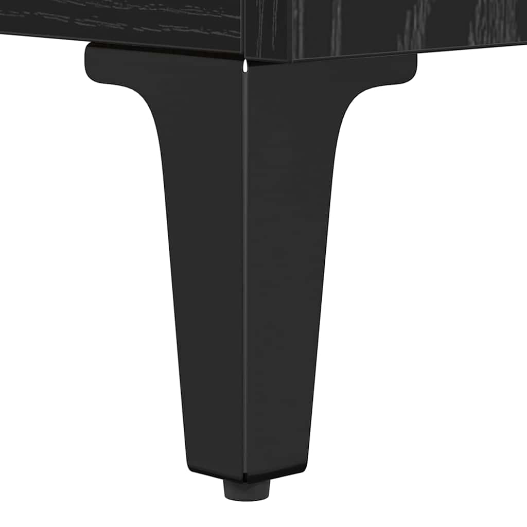 Couchtisch Schwarz Eichen-Optik 80 x 80 x 36,5 cm Holzwerkstoff