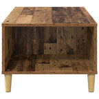 Couchtisch mit Schubladen Altholz 90 x 50 x 35 cm Holzwerkstoff