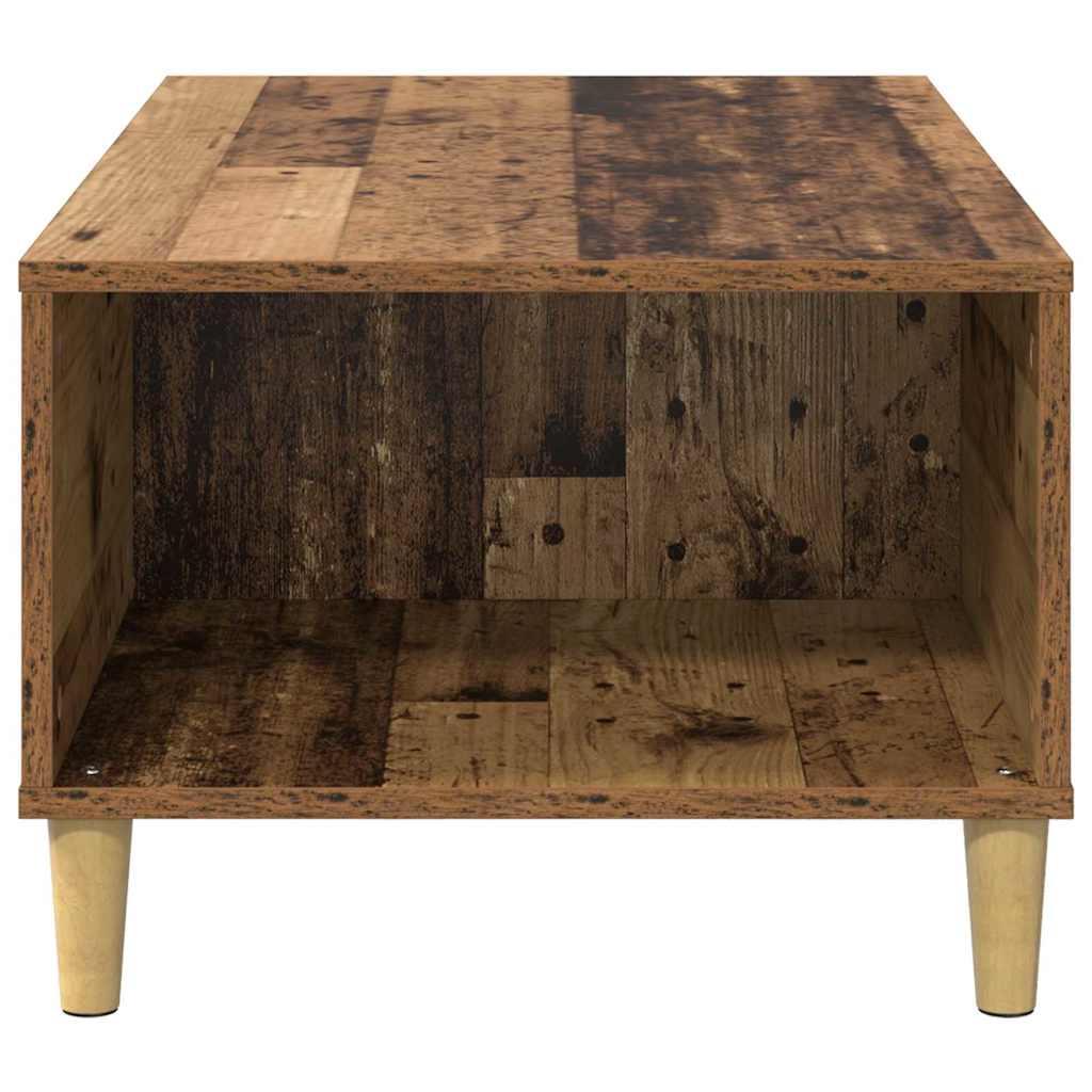 Couchtisch mit Schubladen Altholz 90 x 50 x 35 cm Holzwerkstoff
