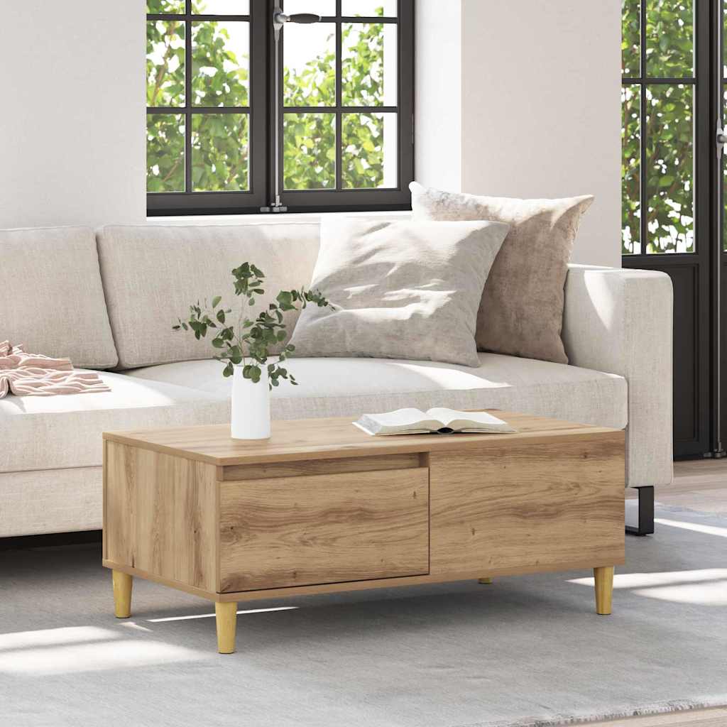 Couchtisch Artisan-Eiche 90 x 50 x 35 cm Holzwerkstoff