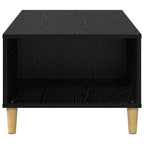Couchtisch Schwarz Eichen-Optik 90 x 50 x 35 cm Holzwerkstoff