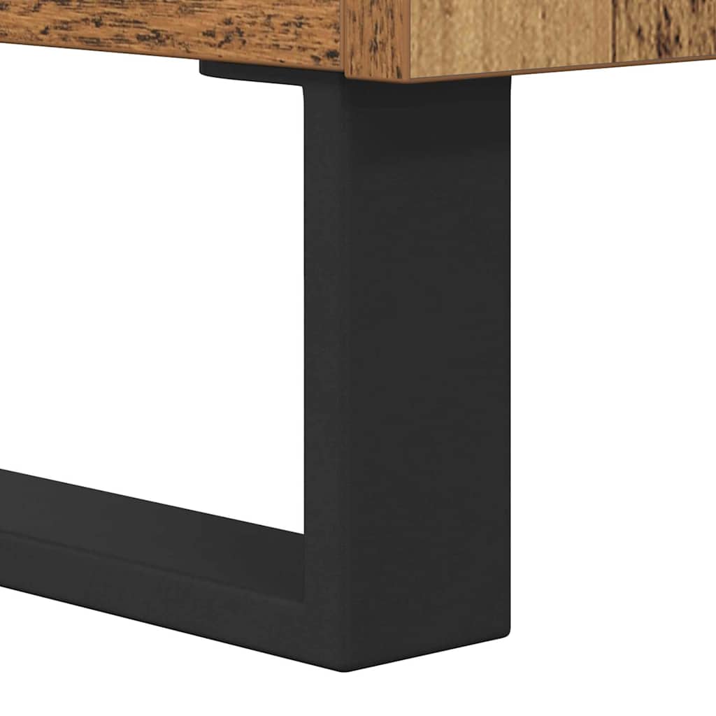 Couchtisch Altholz 55 x 55 x 36,5 cm Holzwerkstoff