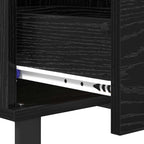 Couchtisch Schwarz Eichen-Optik 55 x 55 x 36,5 cm Holzwerkstoff