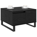 Couchtisch Schwarz Eichen-Optik 55 x 55 x 36,5 cm Holzwerkstoff