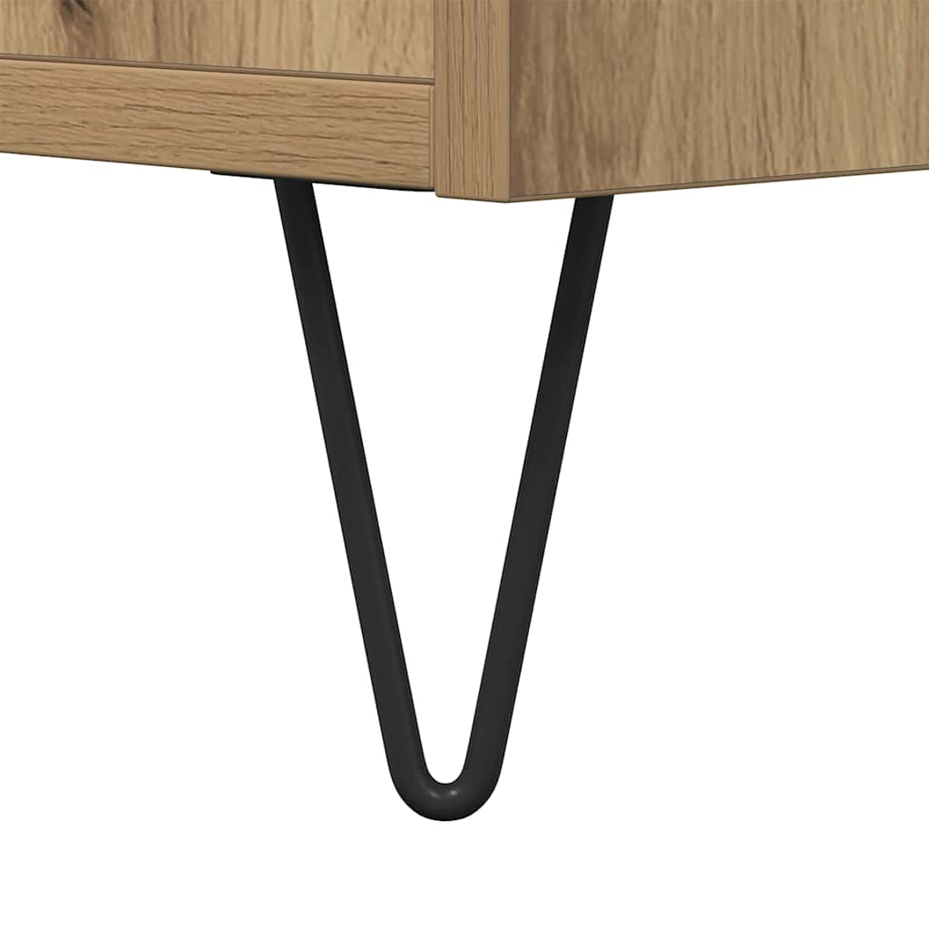 Couchtisch Artisan-Eiche 80 x 80 x 36,5 cm Holzwerkstoff