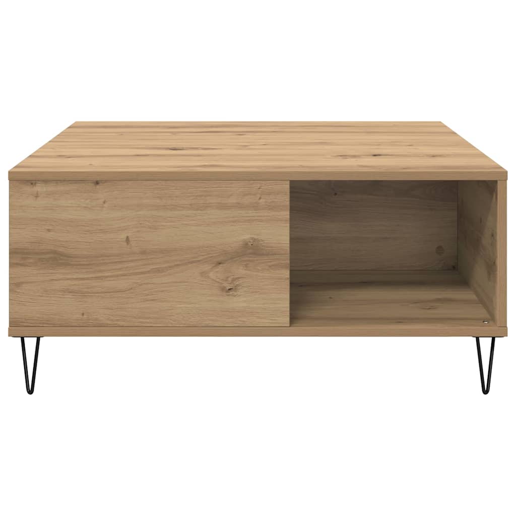 Couchtisch Artisan-Eiche 80 x 80 x 36,5 cm Holzwerkstoff