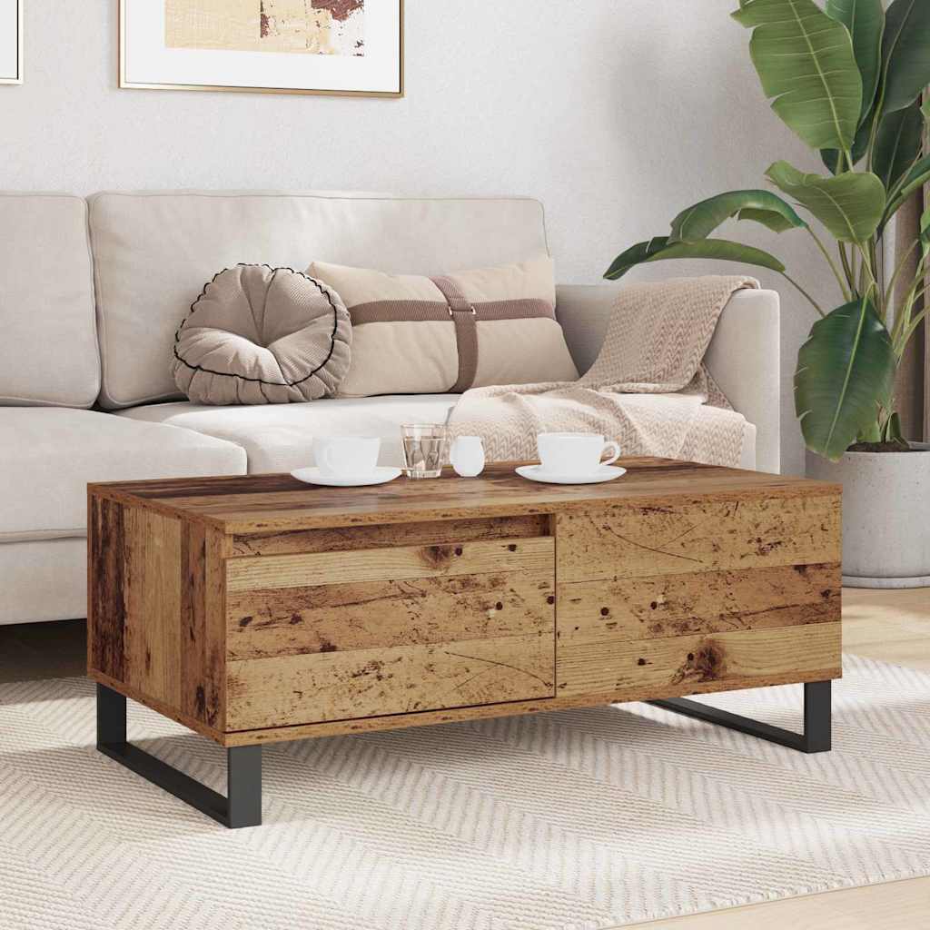 Couchtisch Altholz 90 x 50 x 36,5 cm Holzwerkstoff
