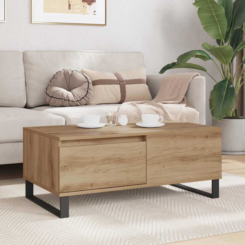 Couchtisch Artisan-Eiche 90 x 50 x 36,5 cm Holzwerkstoff