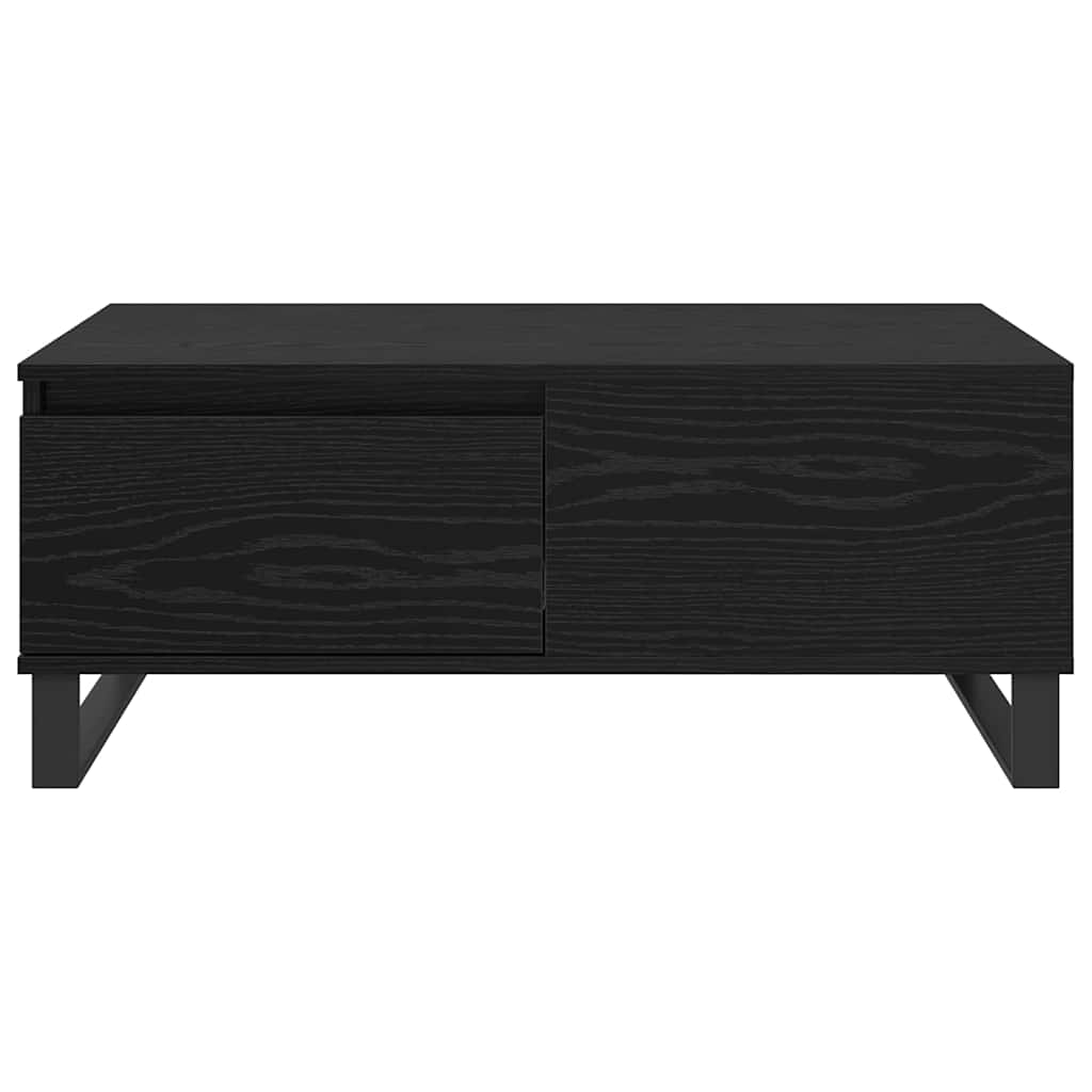 Couchtisch Schwarz Eichen-Optik 90 x 50 x 36,5 cm Holzwerkstoff