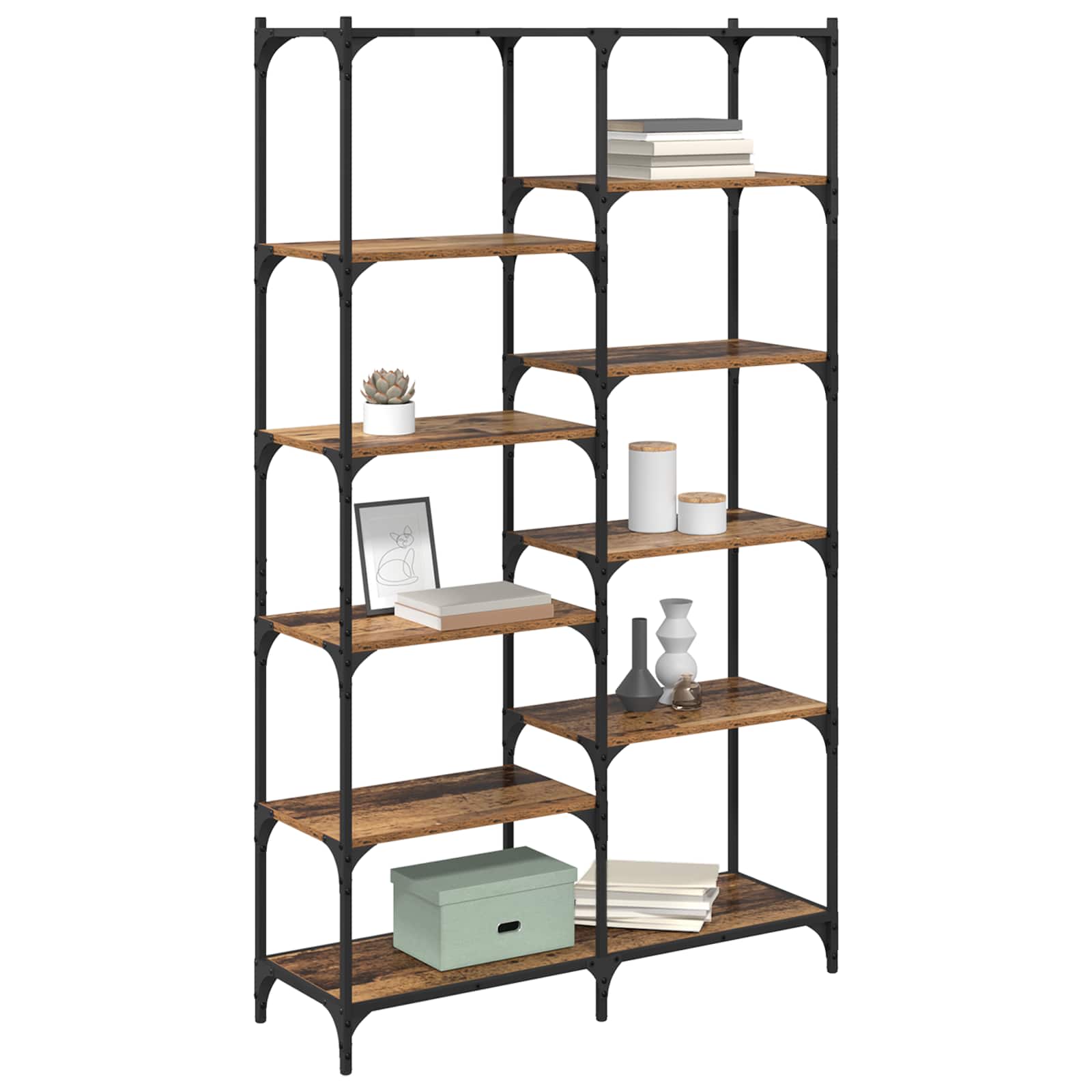 Regal Altholz 100 x 32 x 170 cm Holzwerkstoff