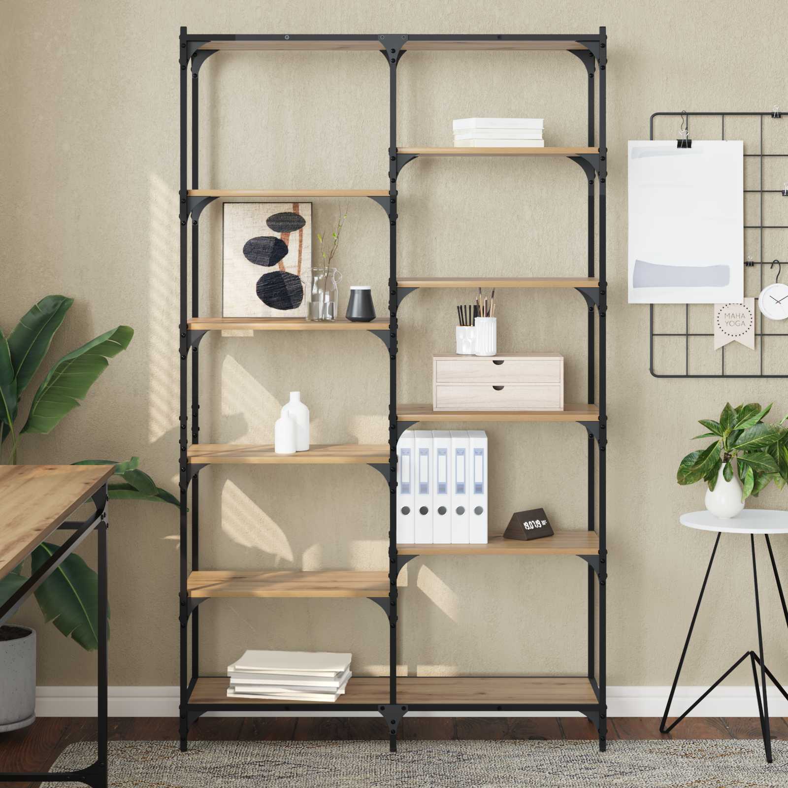 Regal Artisan-Eiche 100 x 32 x 170 cm Holzwerkstoff