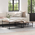 Couchtisch 2 pcs Altholz Holzwerkstoff