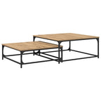 Couchtisch 2 pcs Artisan-Eiche Holzwerkstoff