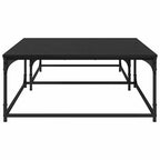 Couchtisch 2 pcs Schwarz Eichen-Optik Holzwerkstoff