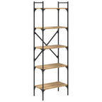 Bücherregal Artisan-Eiche 56 x 32 x 174 cm Holzwerkstoff