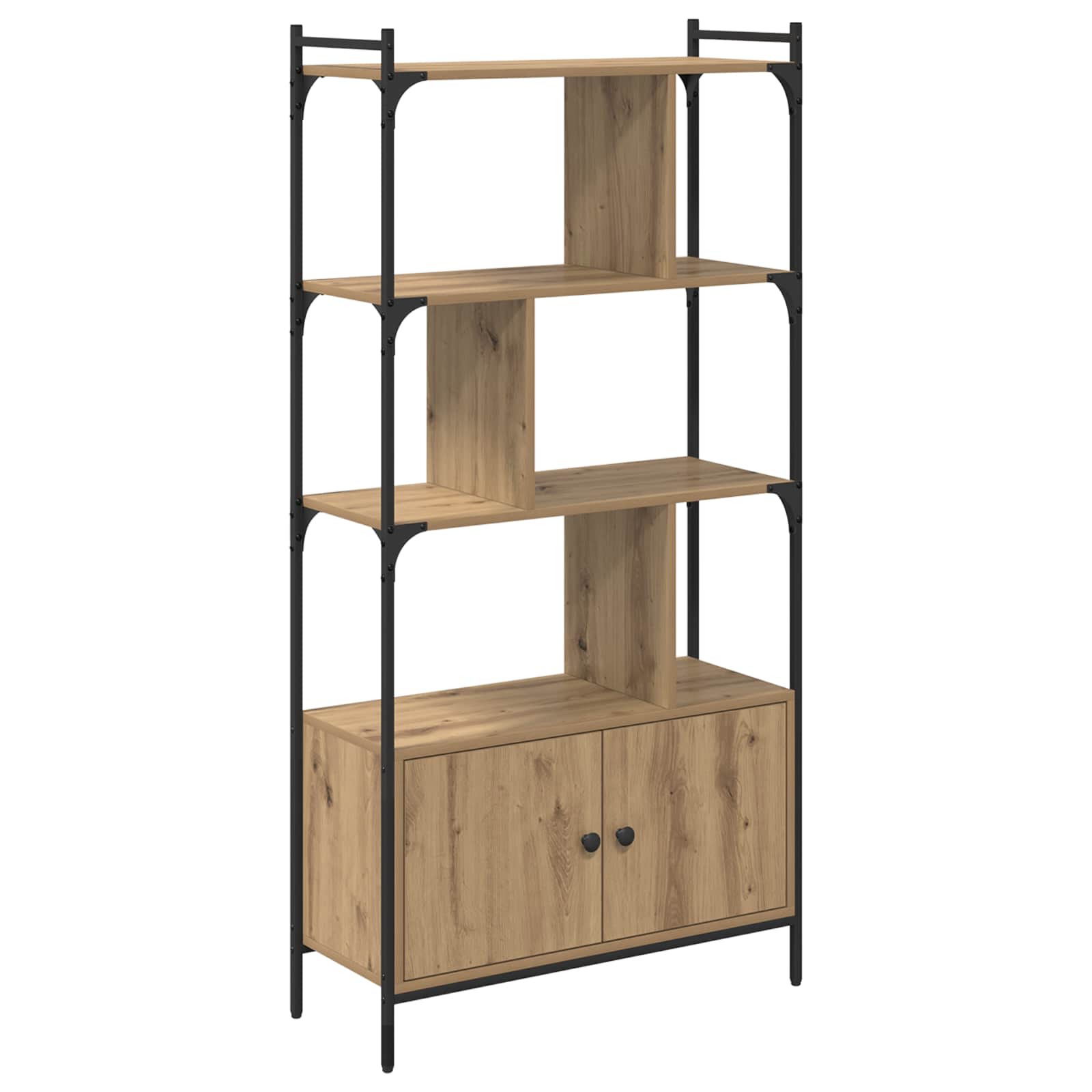 Bücherregal 76,5 x 30 x 154,5 cm Holzwerkstoff