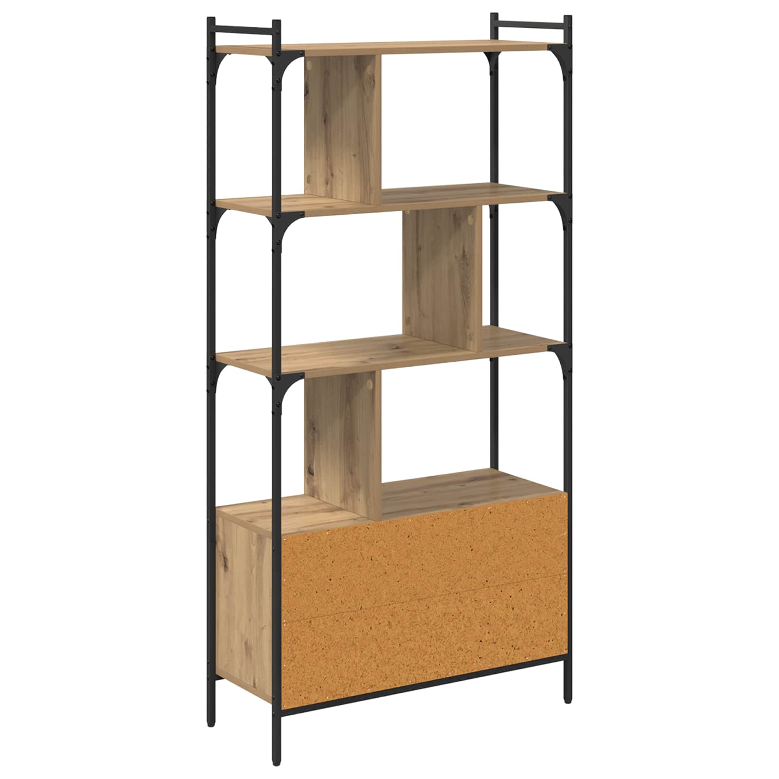 Bücherregal 76,5 x 30 x 154,5 cm Holzwerkstoff