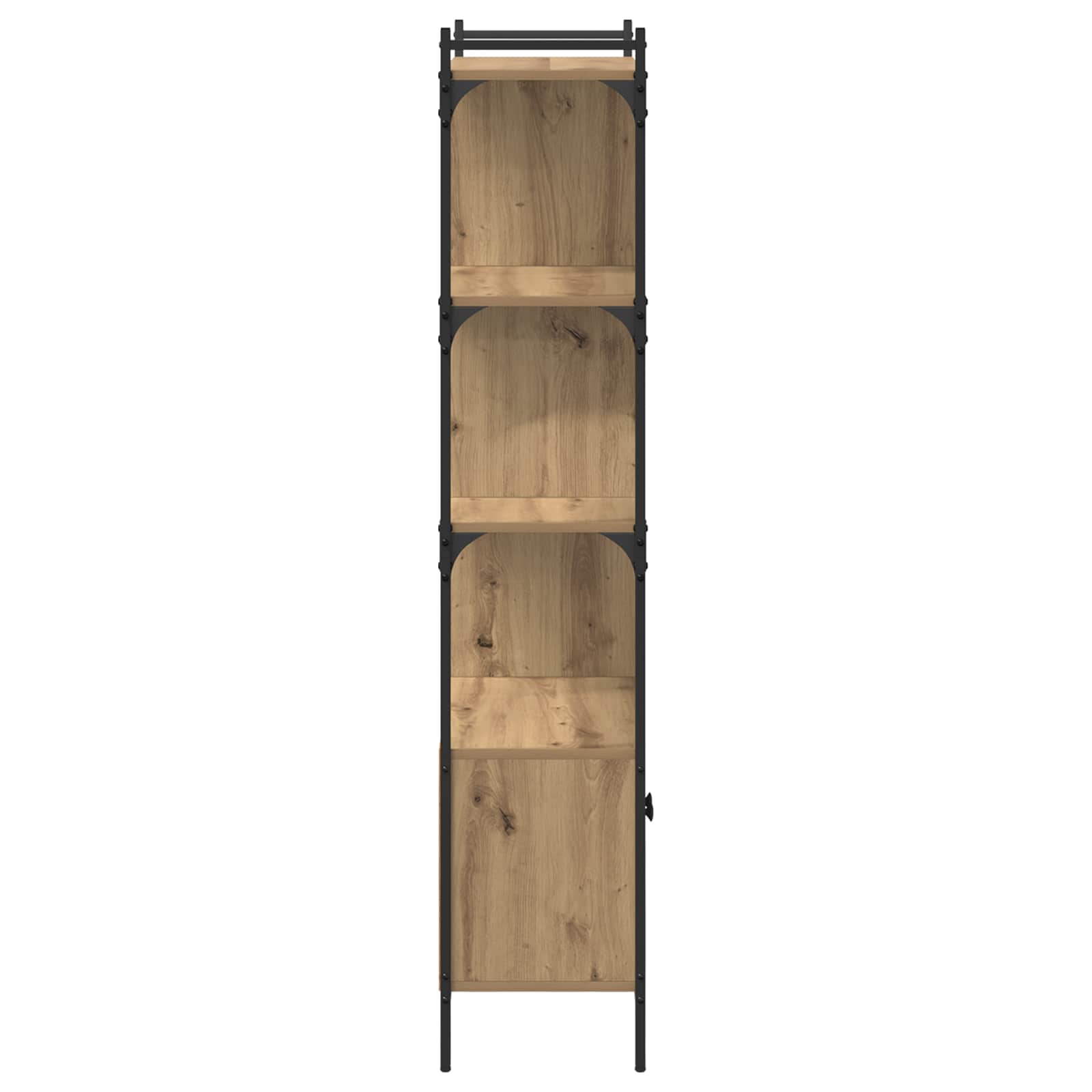 Bücherregal 76,5 x 30 x 154,5 cm Holzwerkstoff